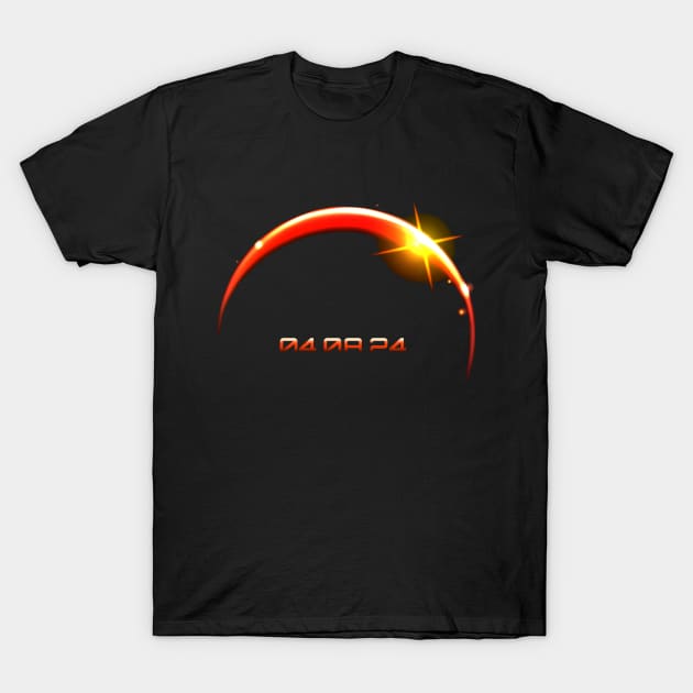 Total Solar Eclipse 2024 T-Shirt by INLE Designs